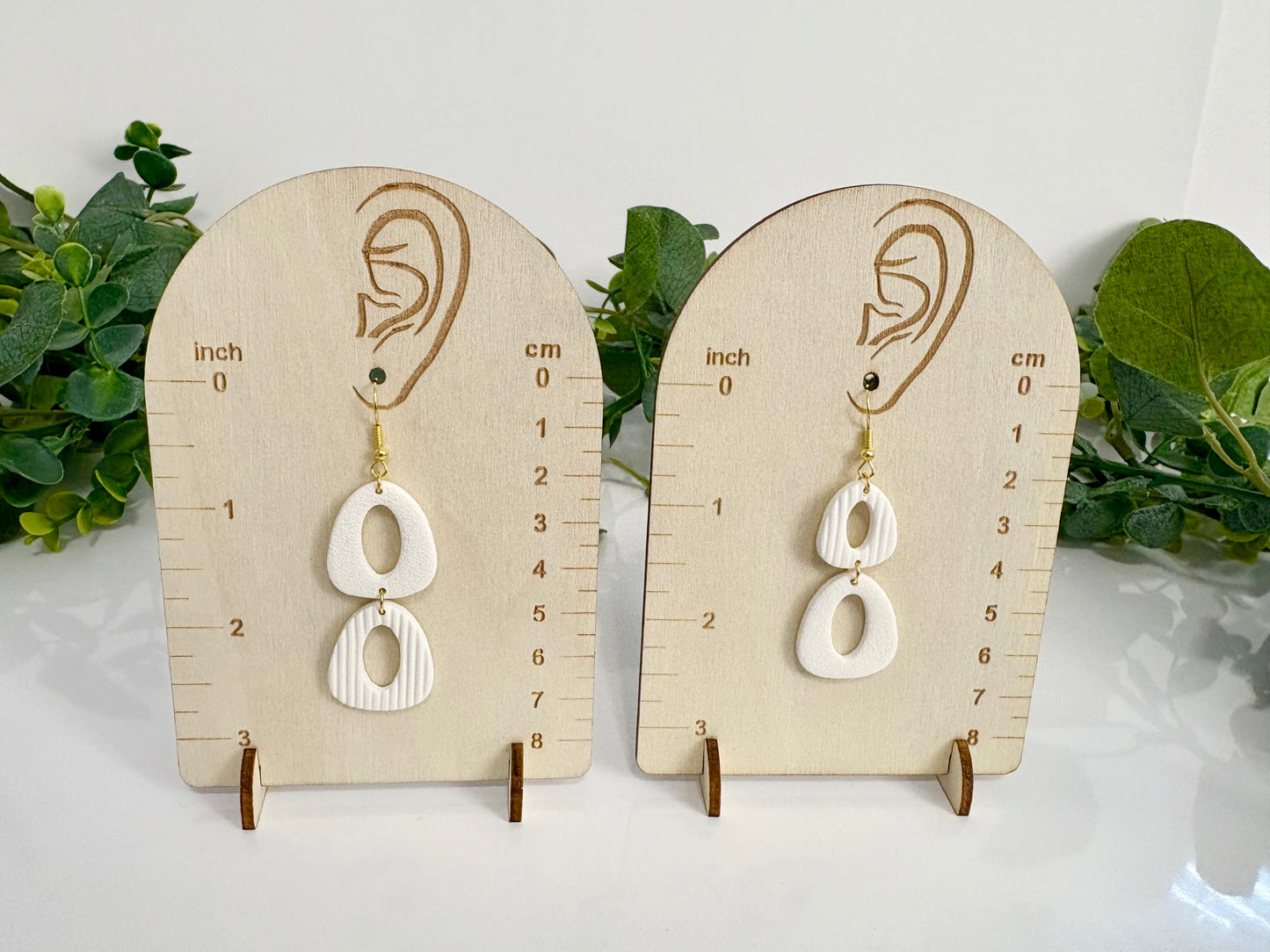 Clay Earrings - Neutral Collection