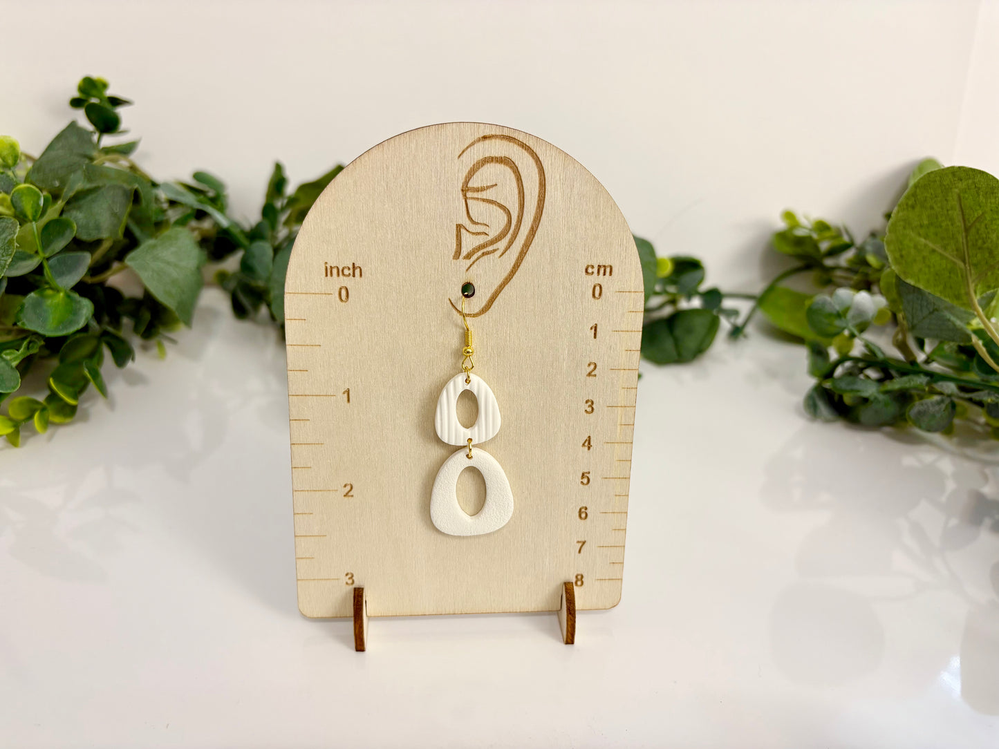 Clay Earrings - Neutral Collection