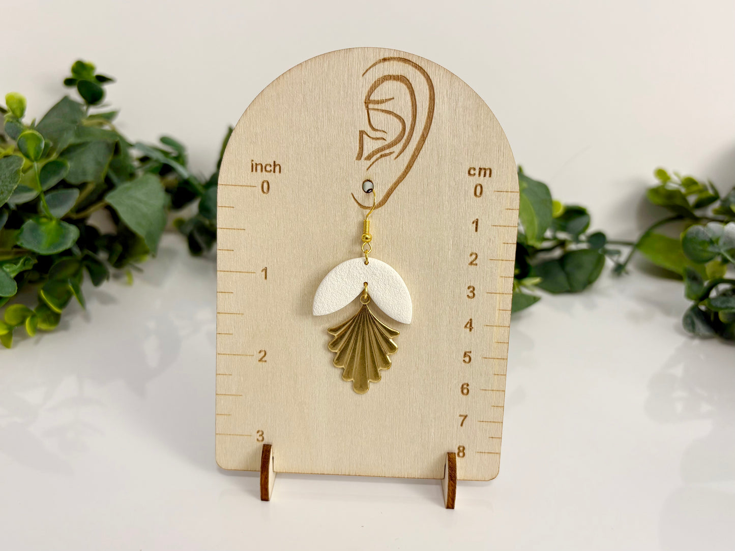 Clay Earrings - Neutral Collection