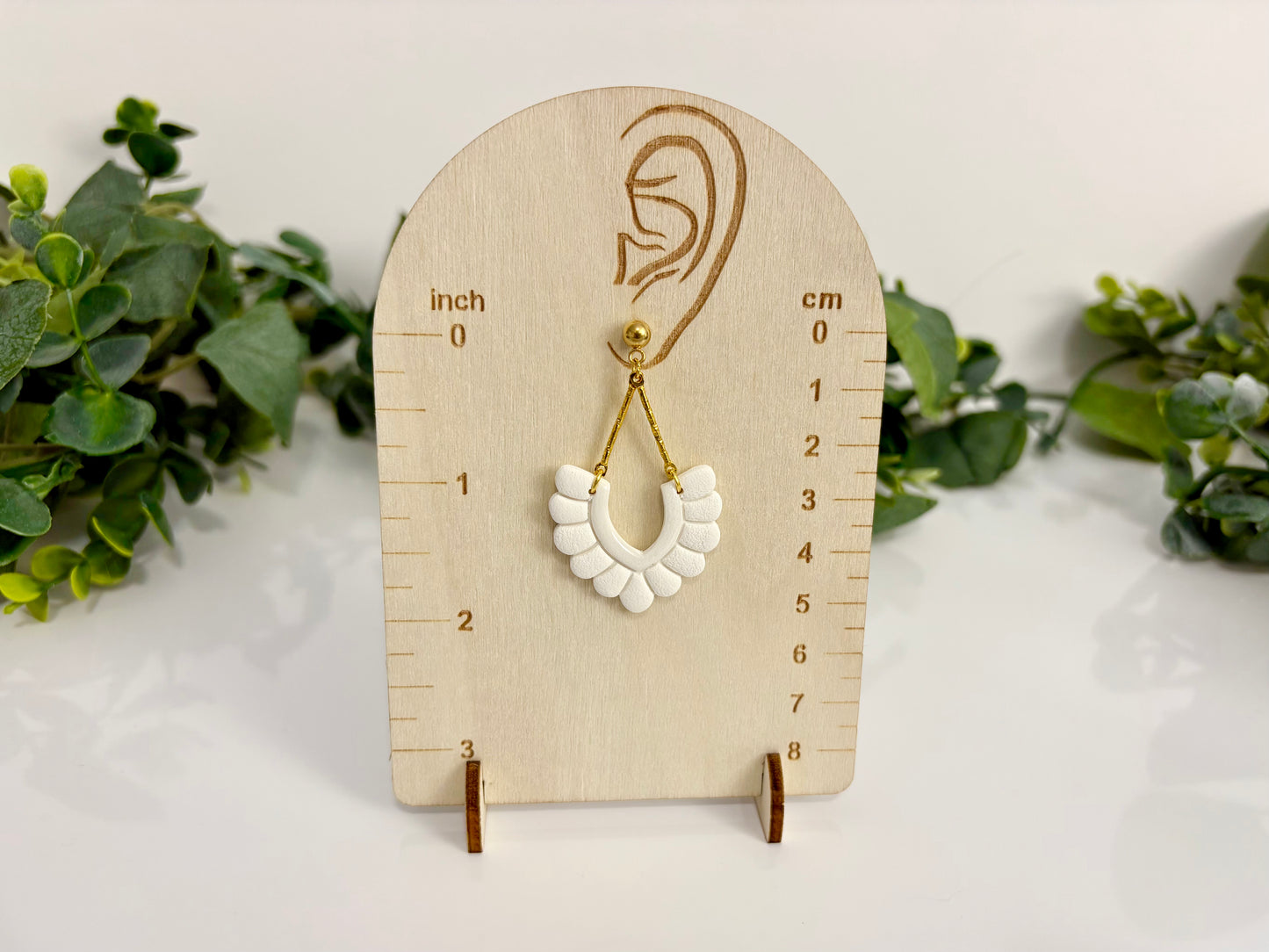 Clay Earrings - Neutral Collection