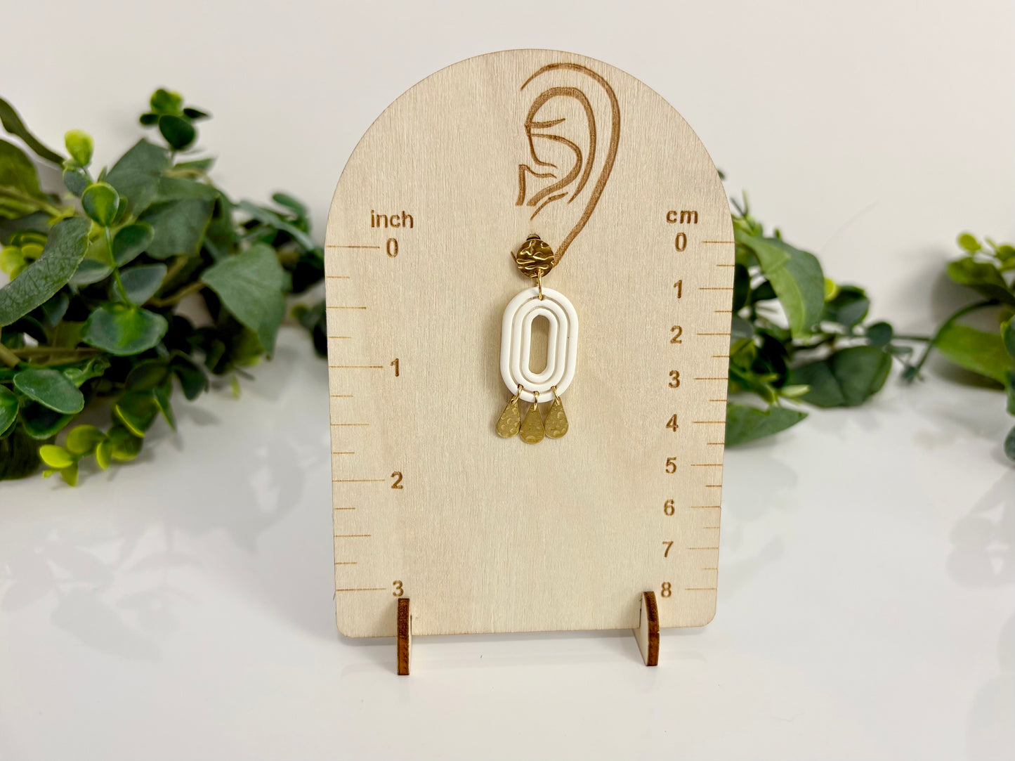 Clay Earrings - Neutral Collection