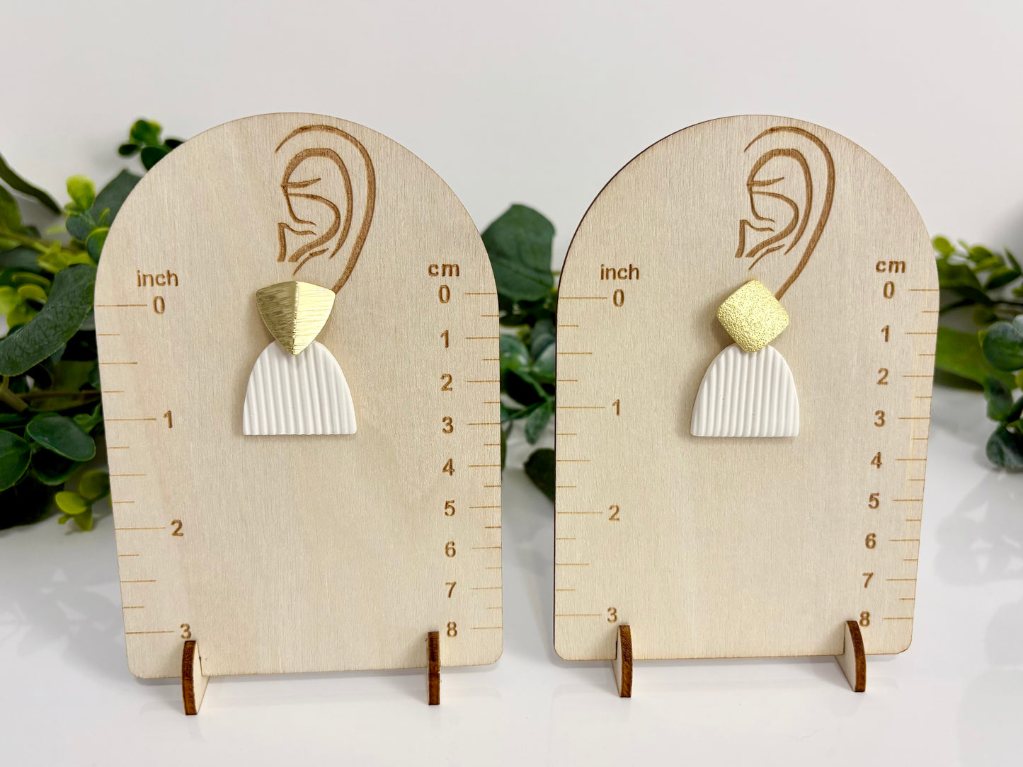Clay Earrings - Neutral Collection