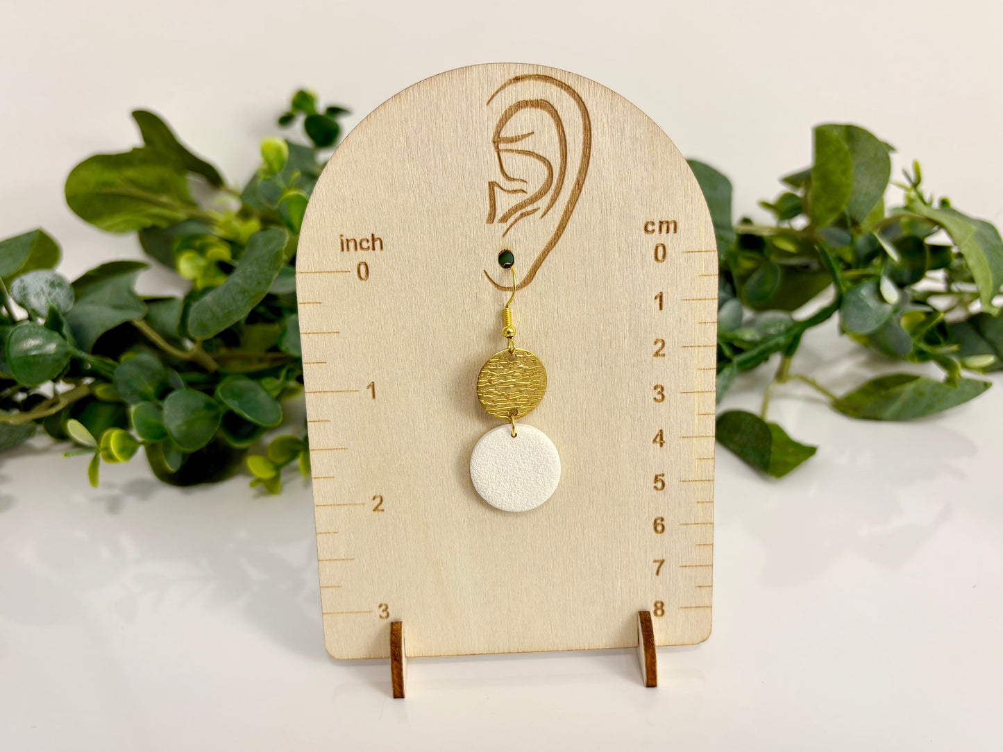Clay Earrings - Neutral Collection