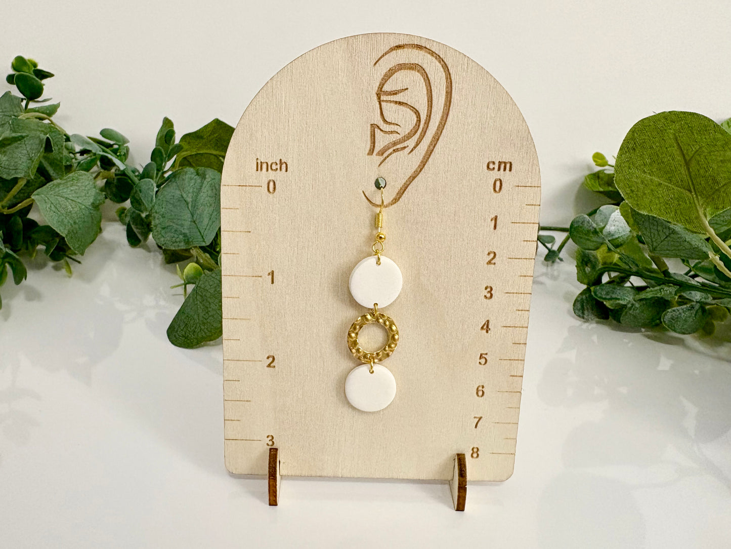 Clay Earrings - Neutral Collection