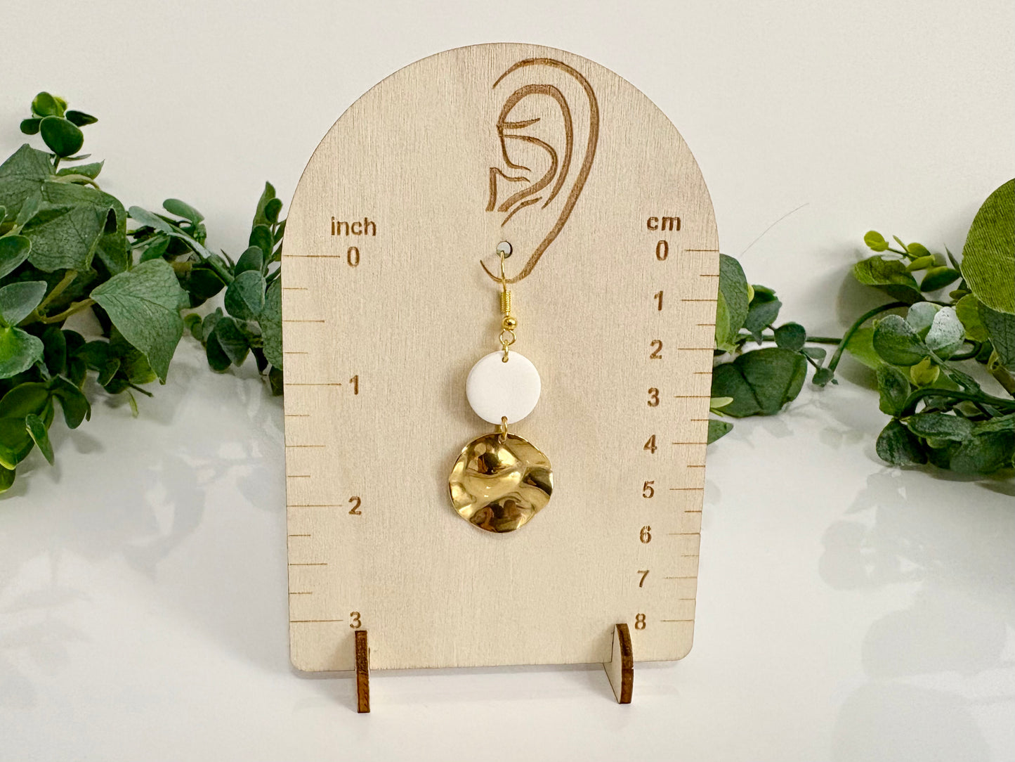 Clay Earrings - Neutral Collection