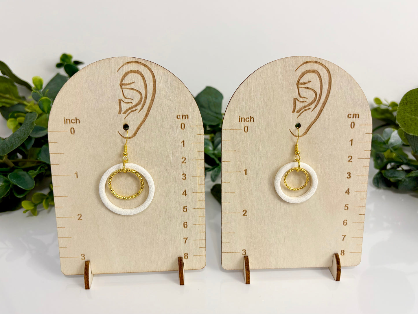 Clay Earrings - Neutral Collection