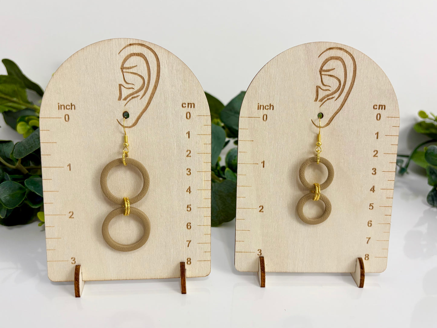 Clay Earrings - Neutral Collection