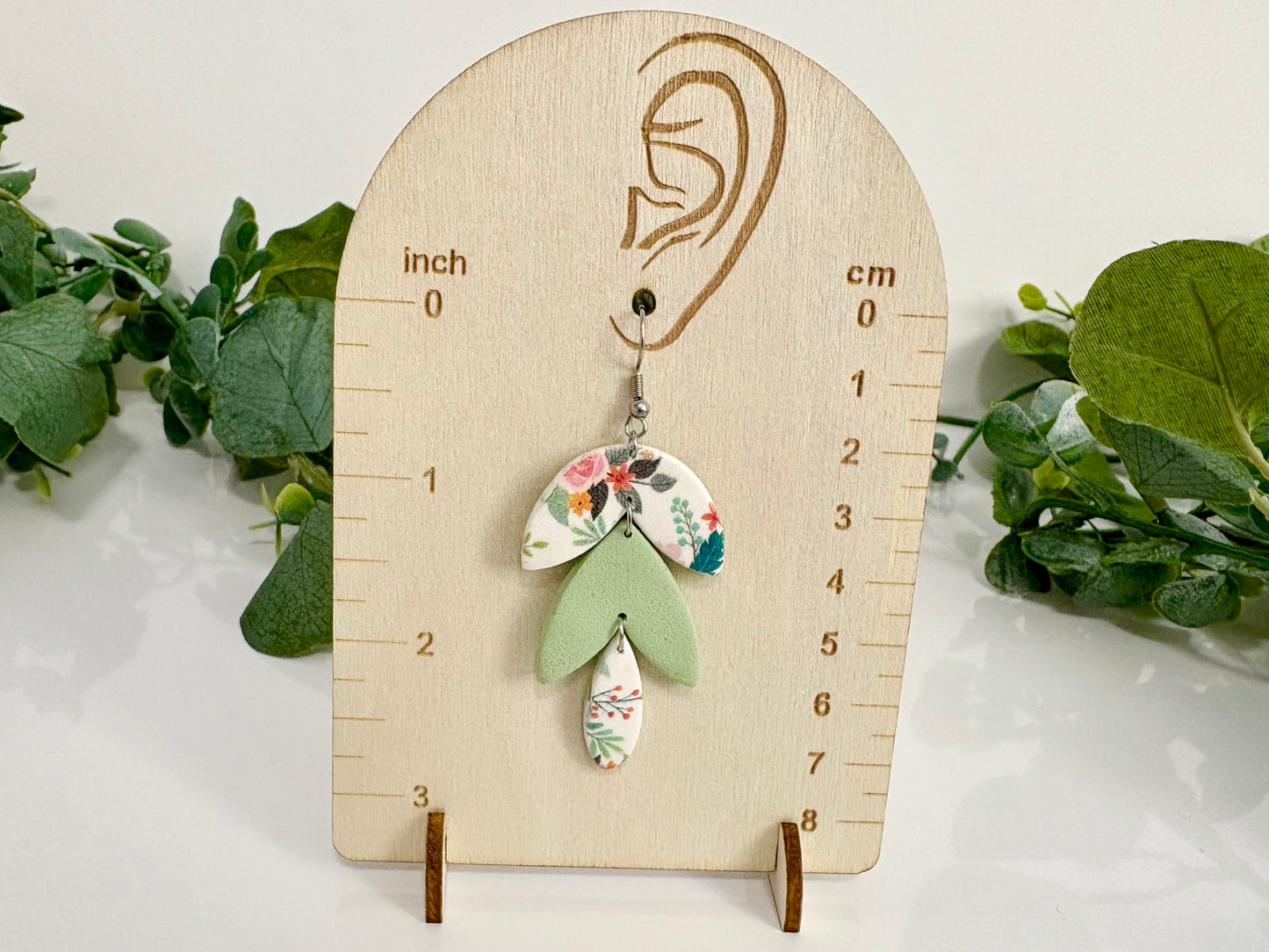 Clay Earrings - Floral Collection