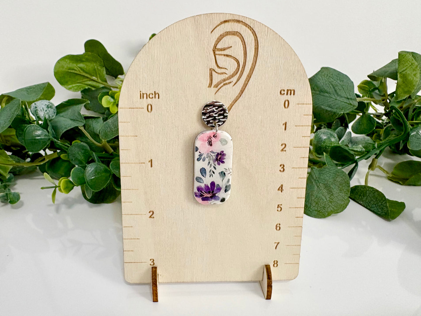 Clay Earrings - Floral Collection