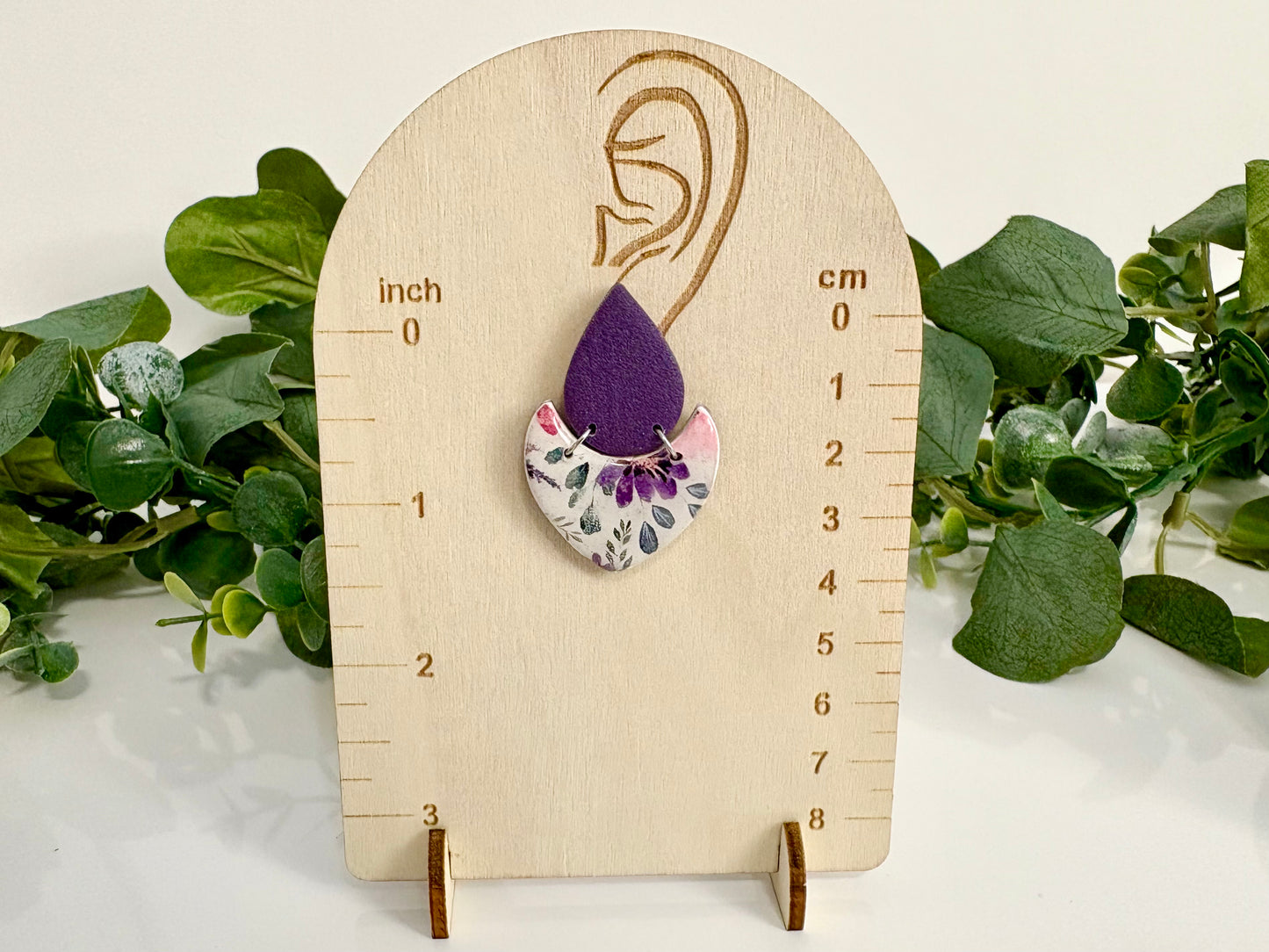 Clay Earrings - Floral Collection