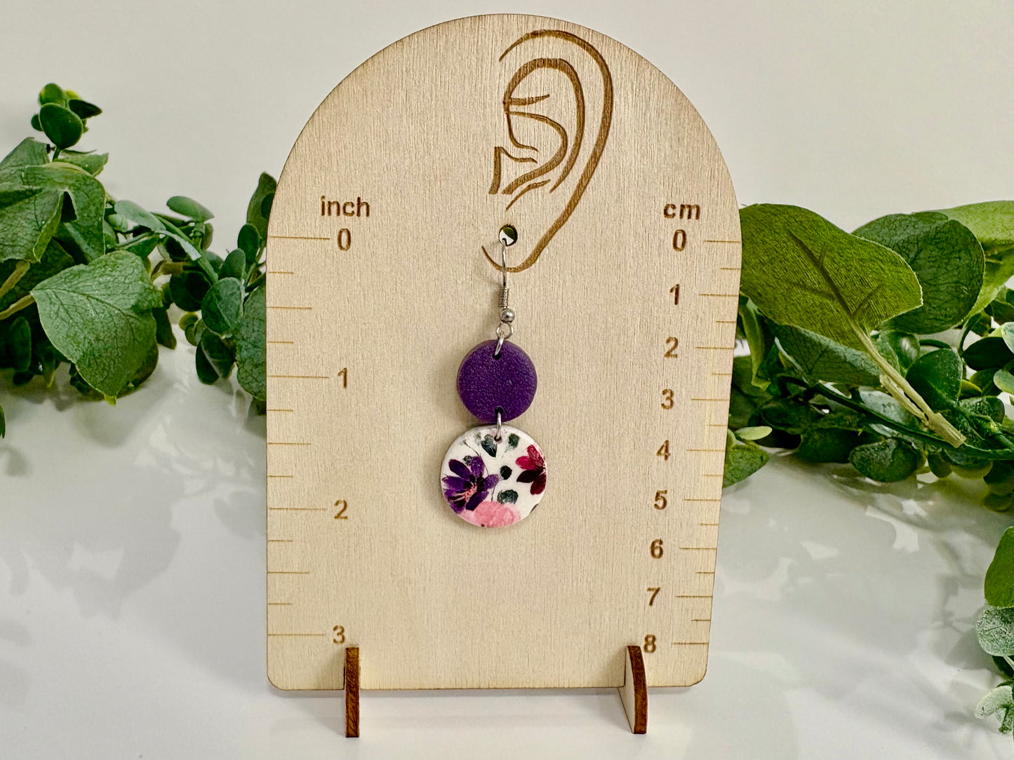 Clay Earrings - Floral Collection