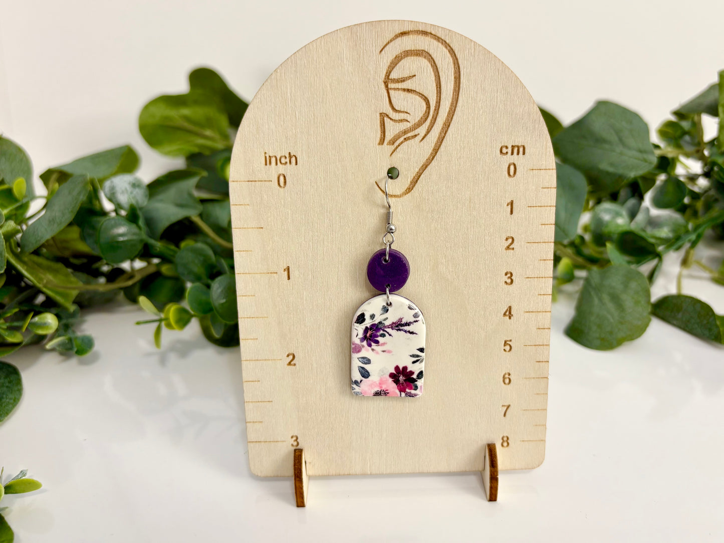 Clay Earrings - Floral Collection