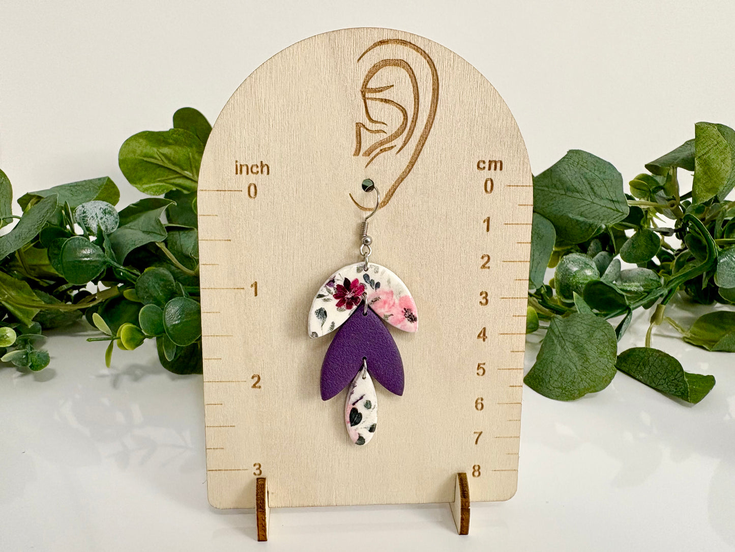 Clay Earrings - Floral Collection