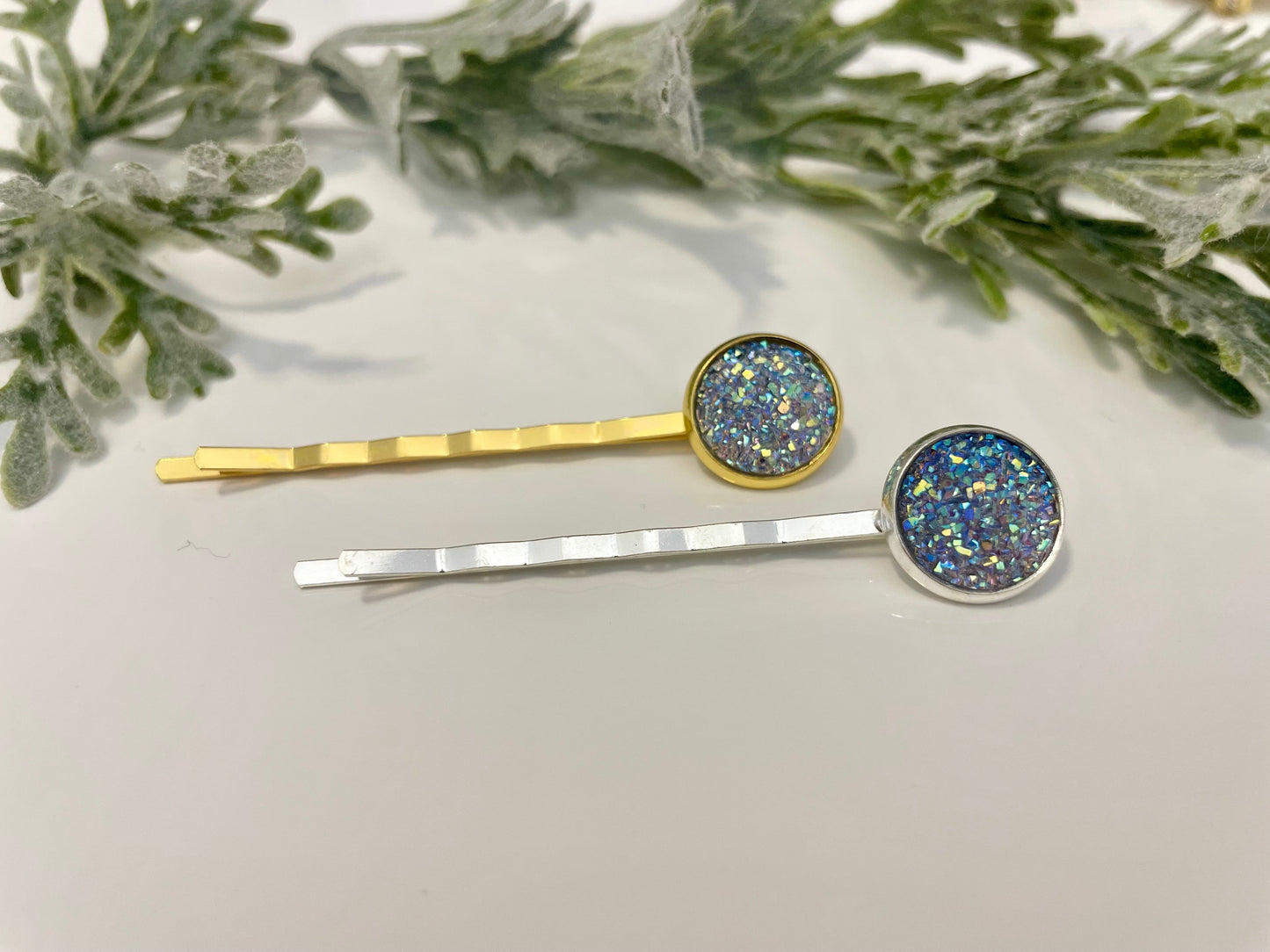 Druzy Hair Pins