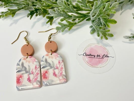 Clay Earrings - Floral Collection