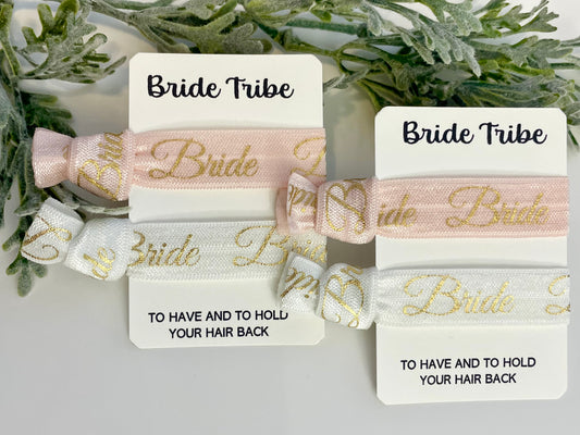 No Crease Hair Elastics - Bride