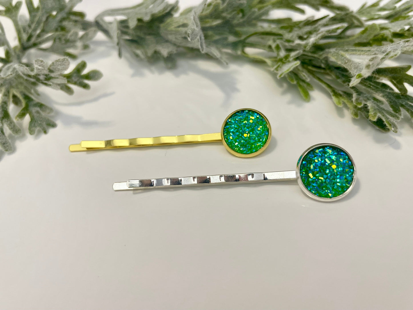 Druzy Hair Pins