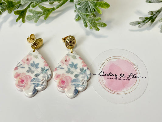 Clay Earrings - Floral Collection