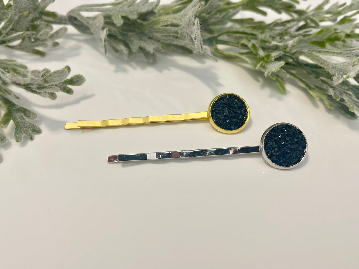 Druzy Hair Pins