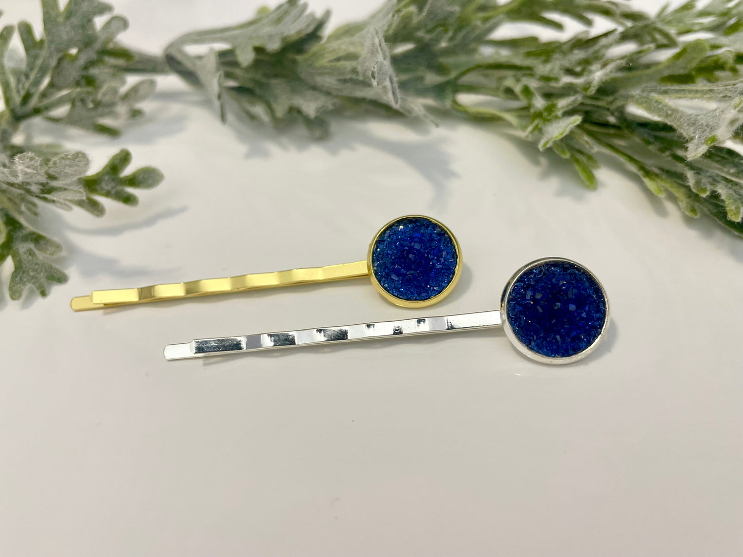 Druzy Hair Pins