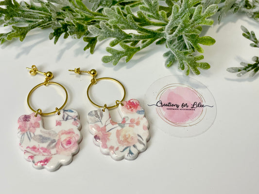 Clay Earrings - Floral Collection
