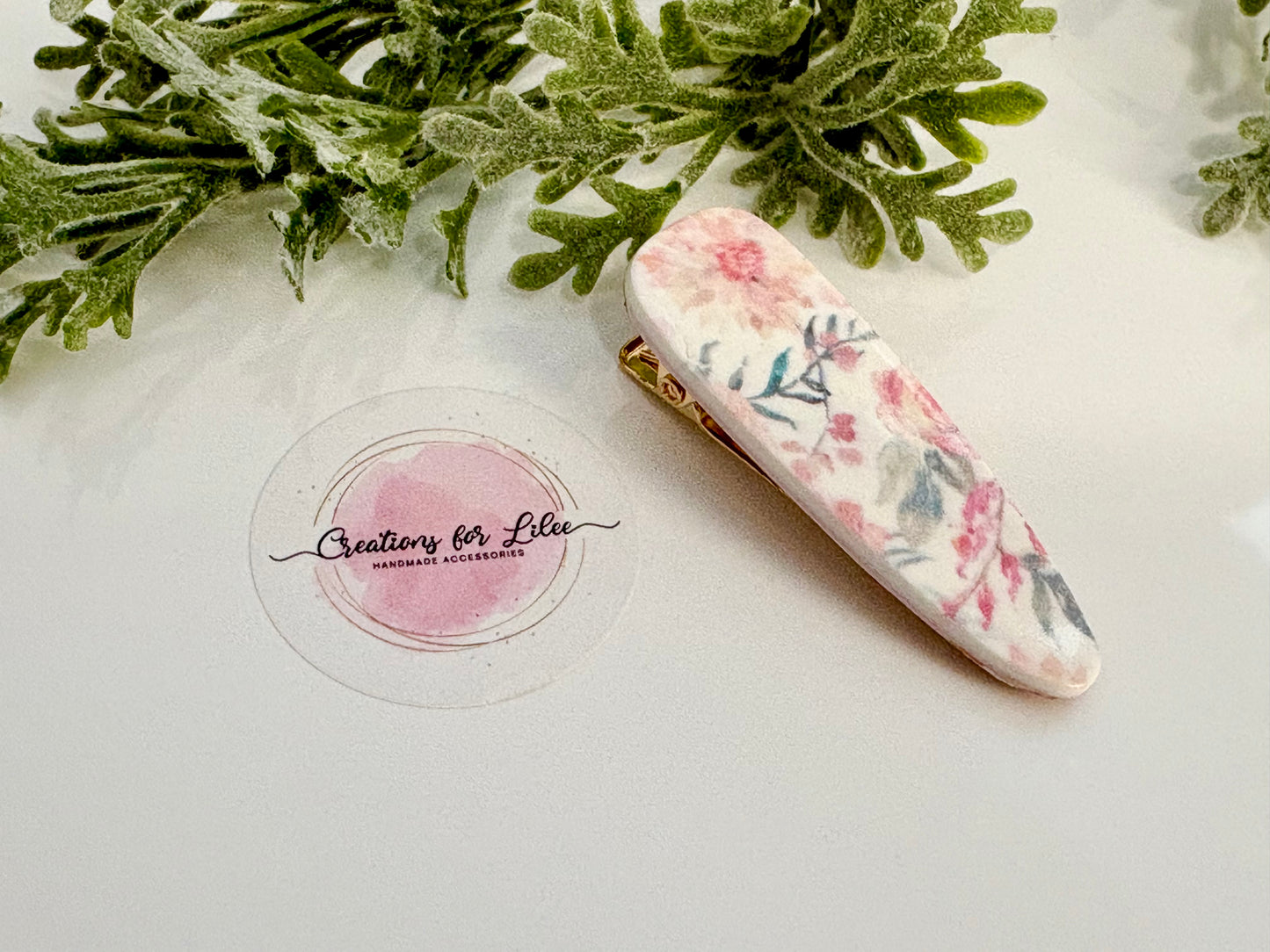 Clay Hair Clips - Florals Collection