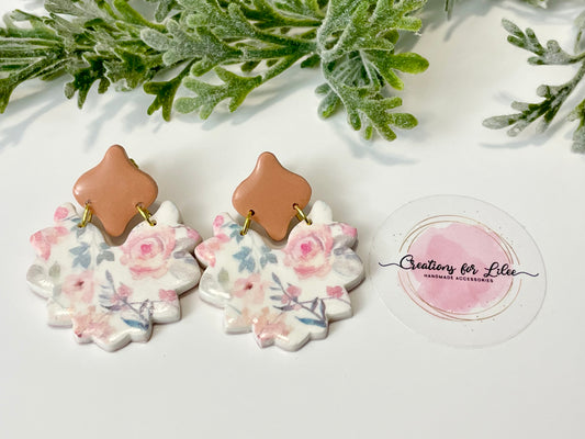 Clay Earrings - Floral Collection