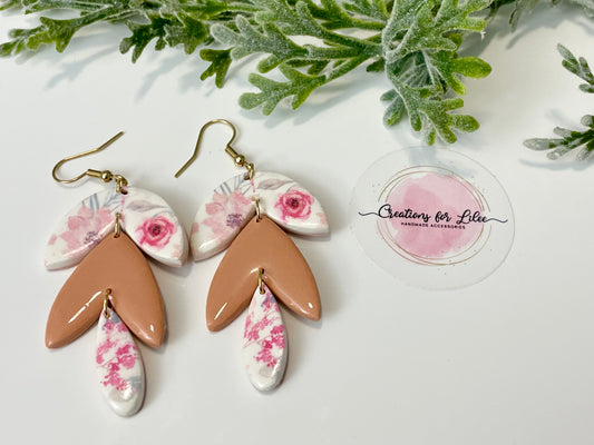 Clay Earrings - Floral Collection