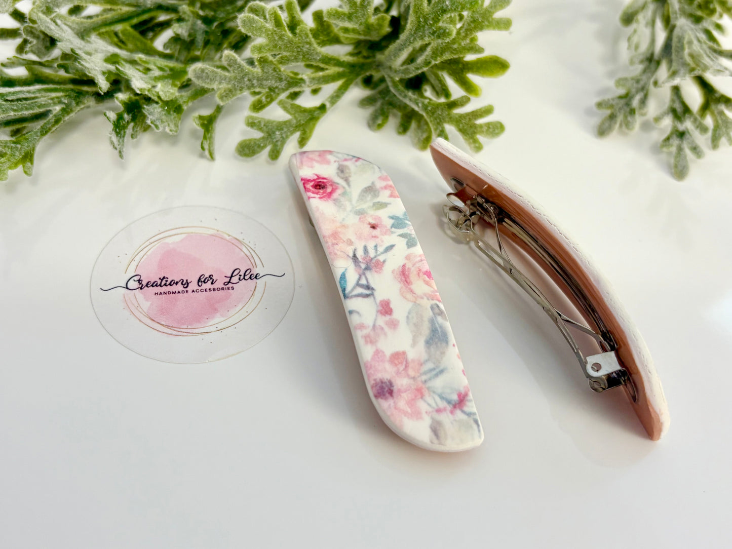 Clay Hair Clips - Florals Collection