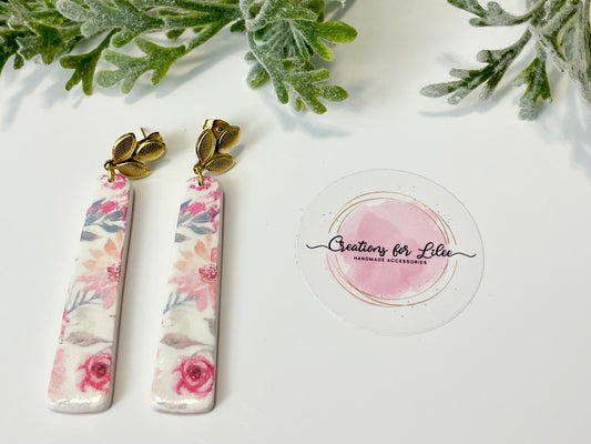 Clay Earrings - Floral Collection