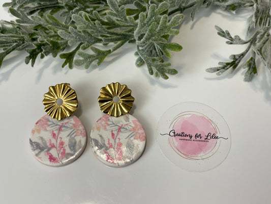 Clay Earrings - Floral Collection