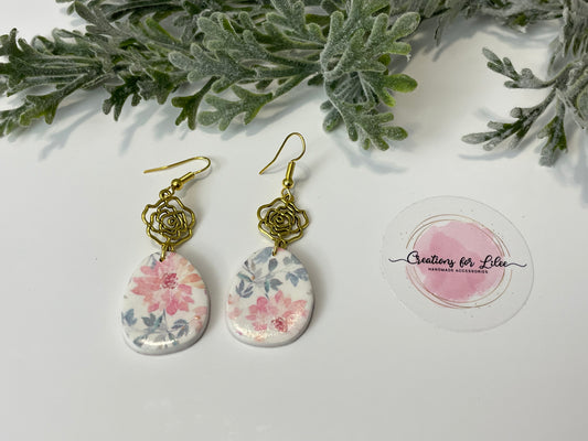 Clay Earrings - Floral Collection