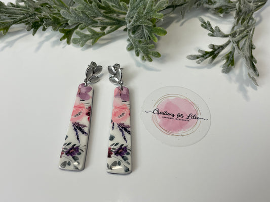 Clay Earrings - Floral Collection