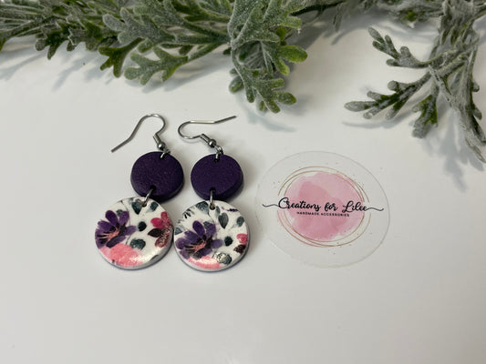 Clay Earrings - Floral Collection
