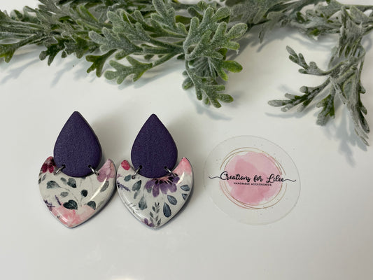 Clay Earrings - Floral Collection