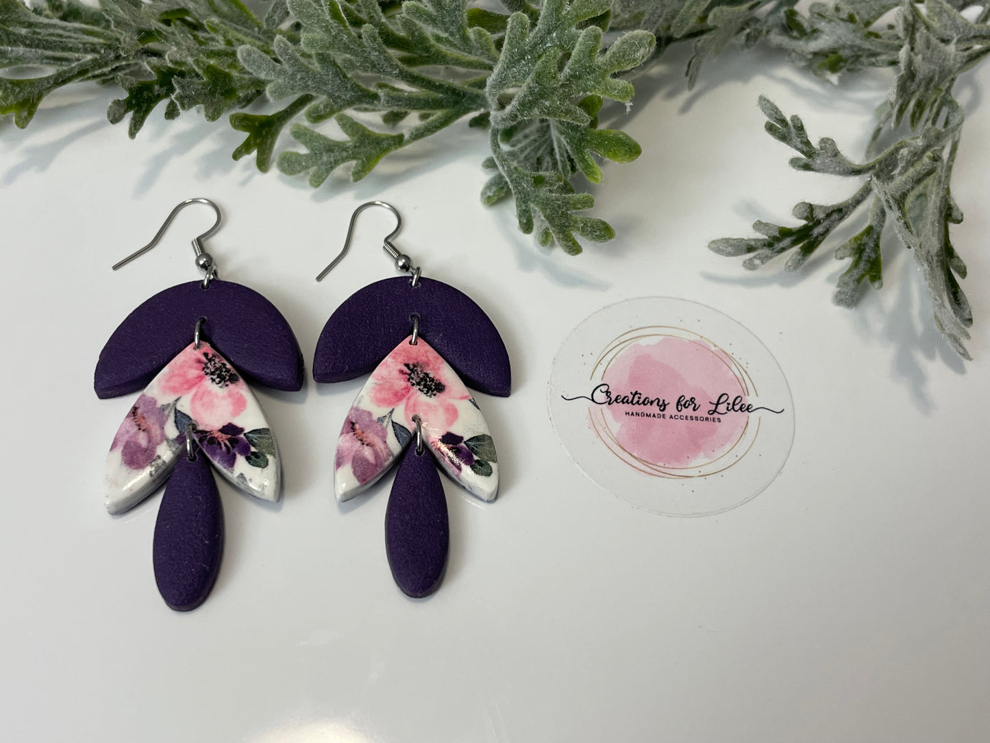 Clay Earrings - Floral Collection