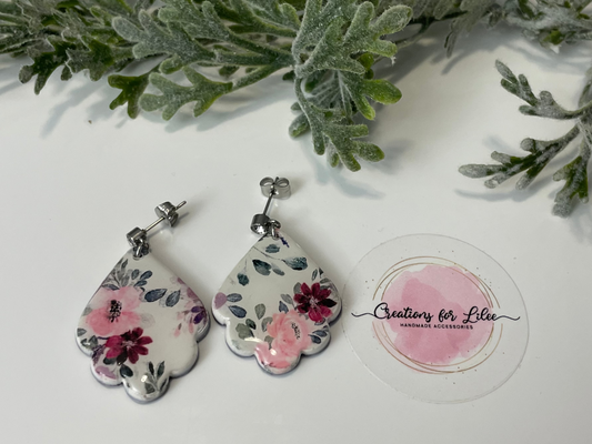 Clay Earrings - Floral Collection