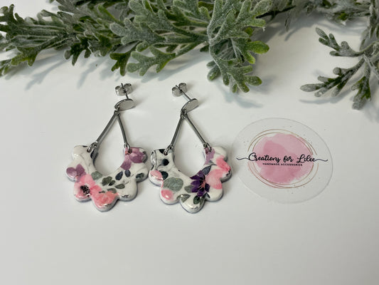 Clay Earrings - Floral Collection