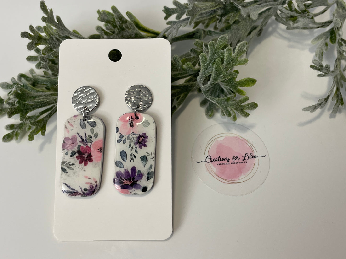 Clay Earrings - Floral Collection