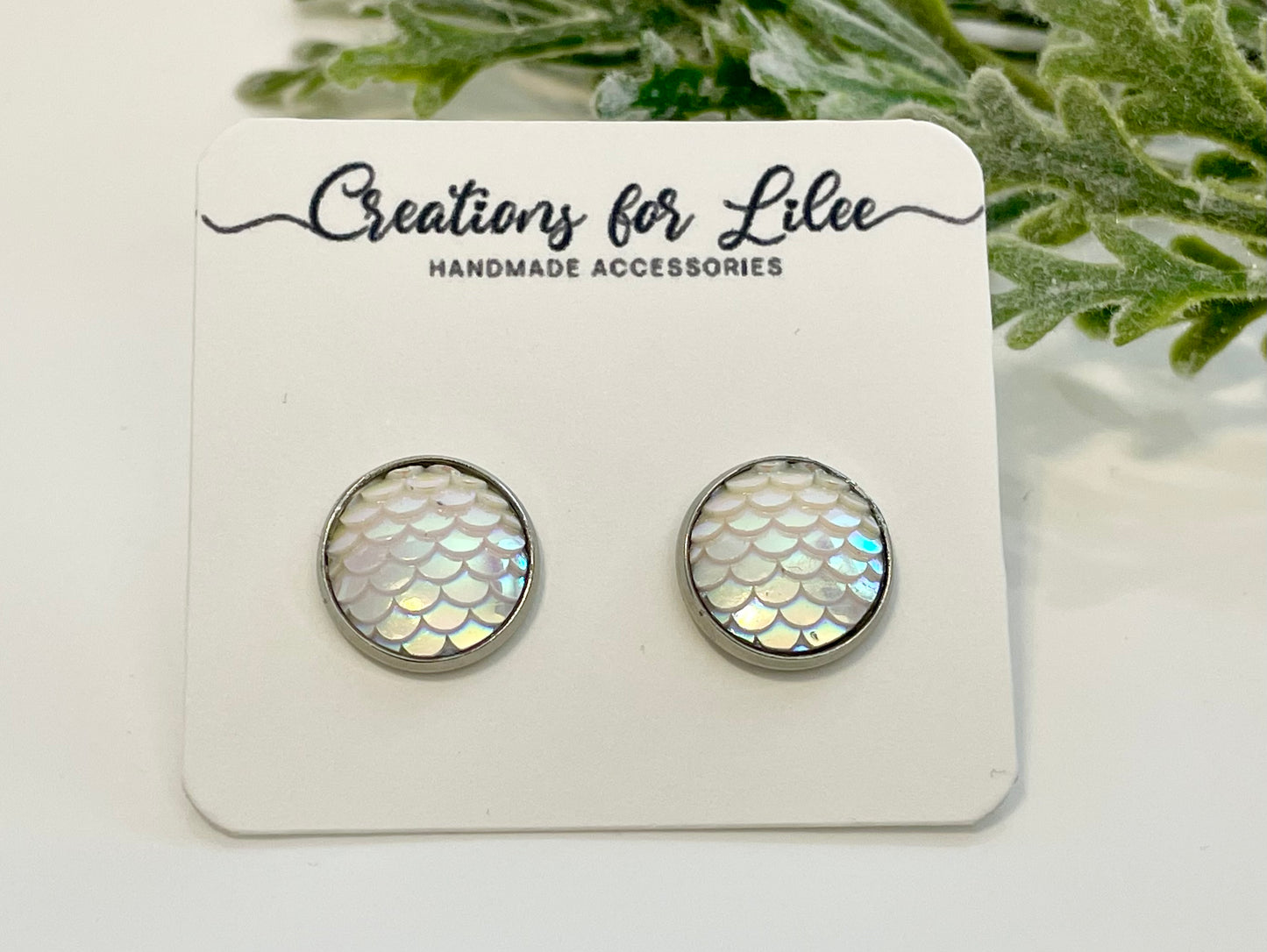 Mermaid Stud Earrings