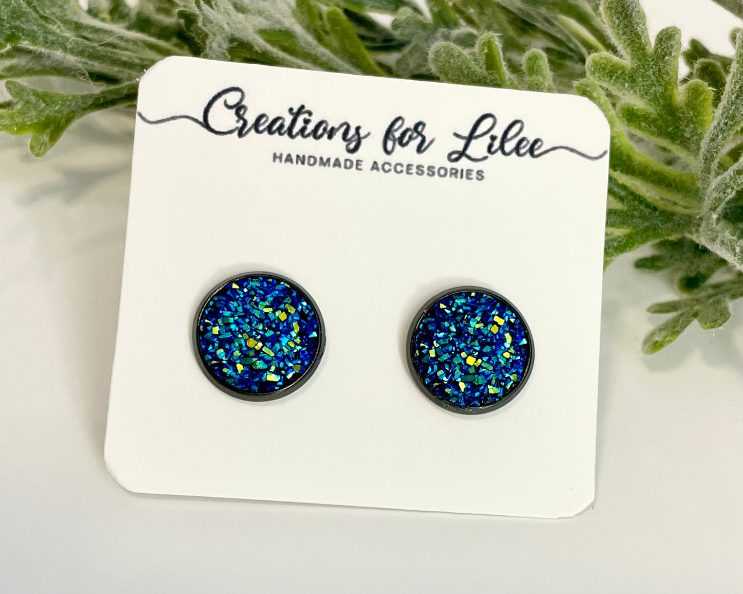 Druzy Stud Earrings