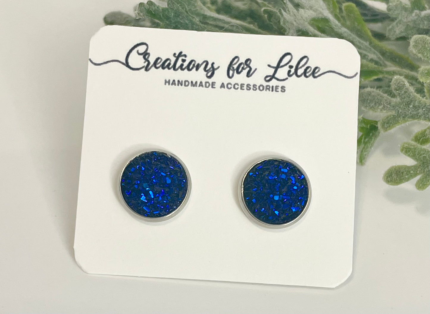 Druzy Stud Earrings