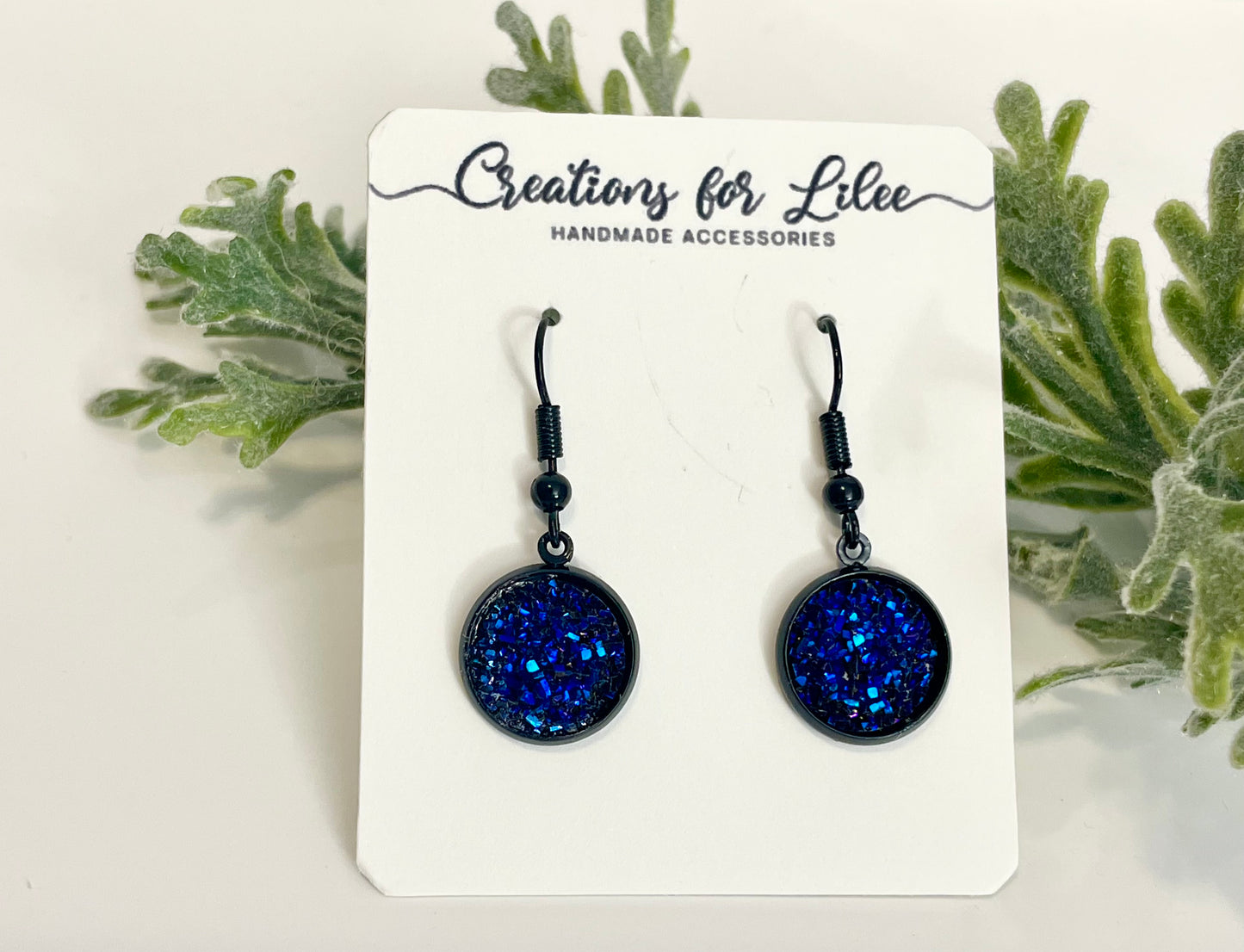 Druzy Dangle Earrings