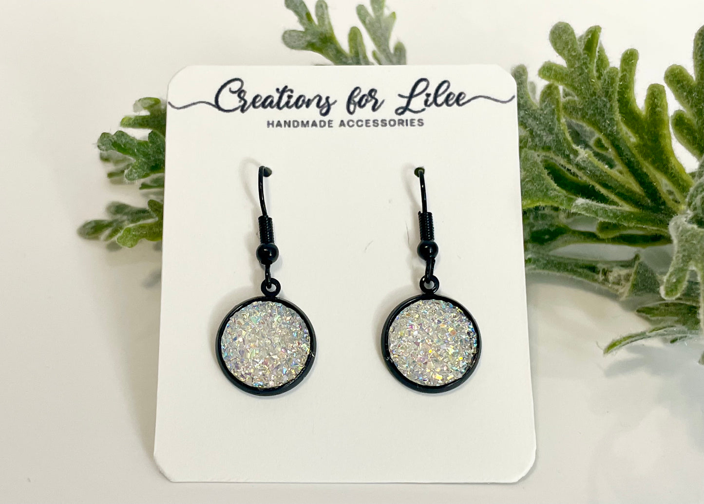 Druzy Dangle Earrings