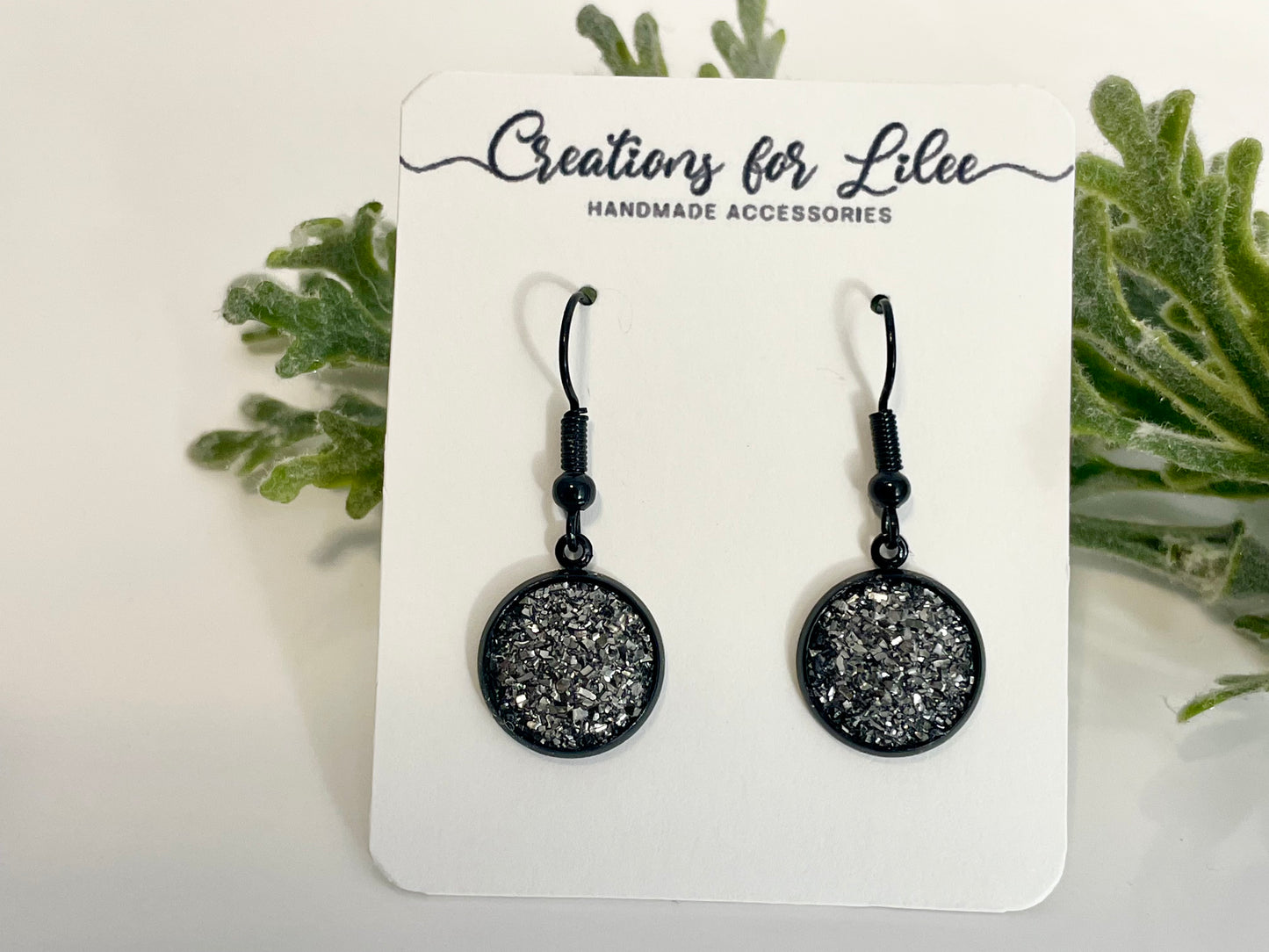 Druzy Dangle Earrings