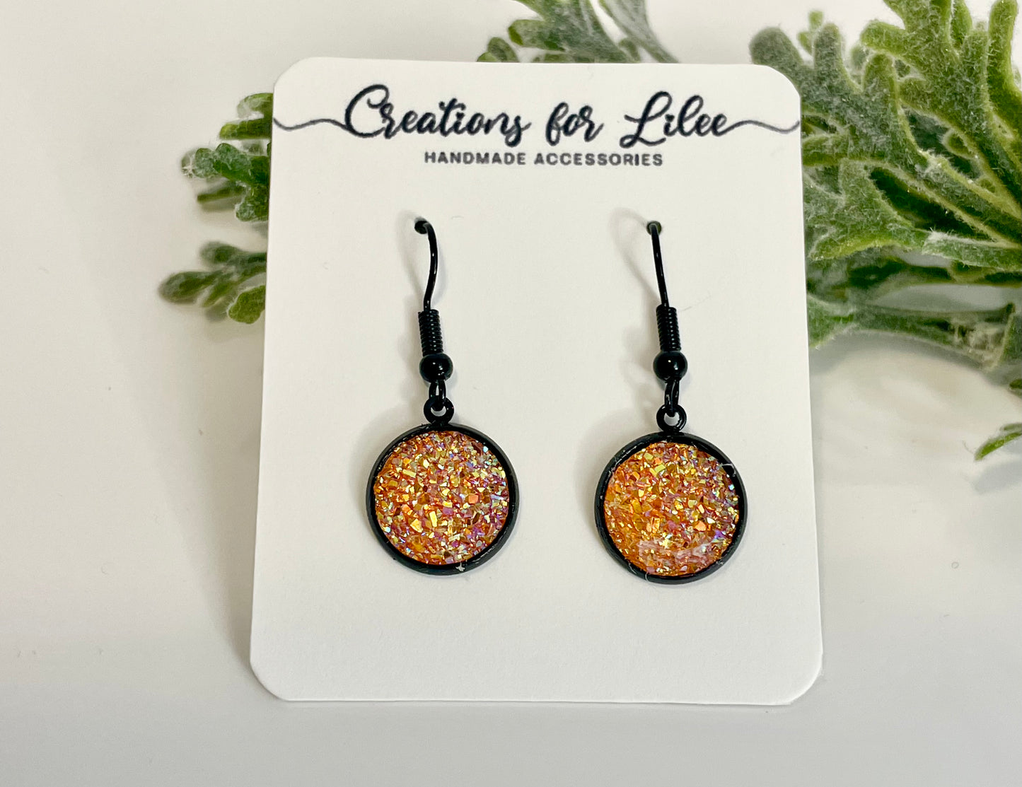 Druzy Dangle Earrings