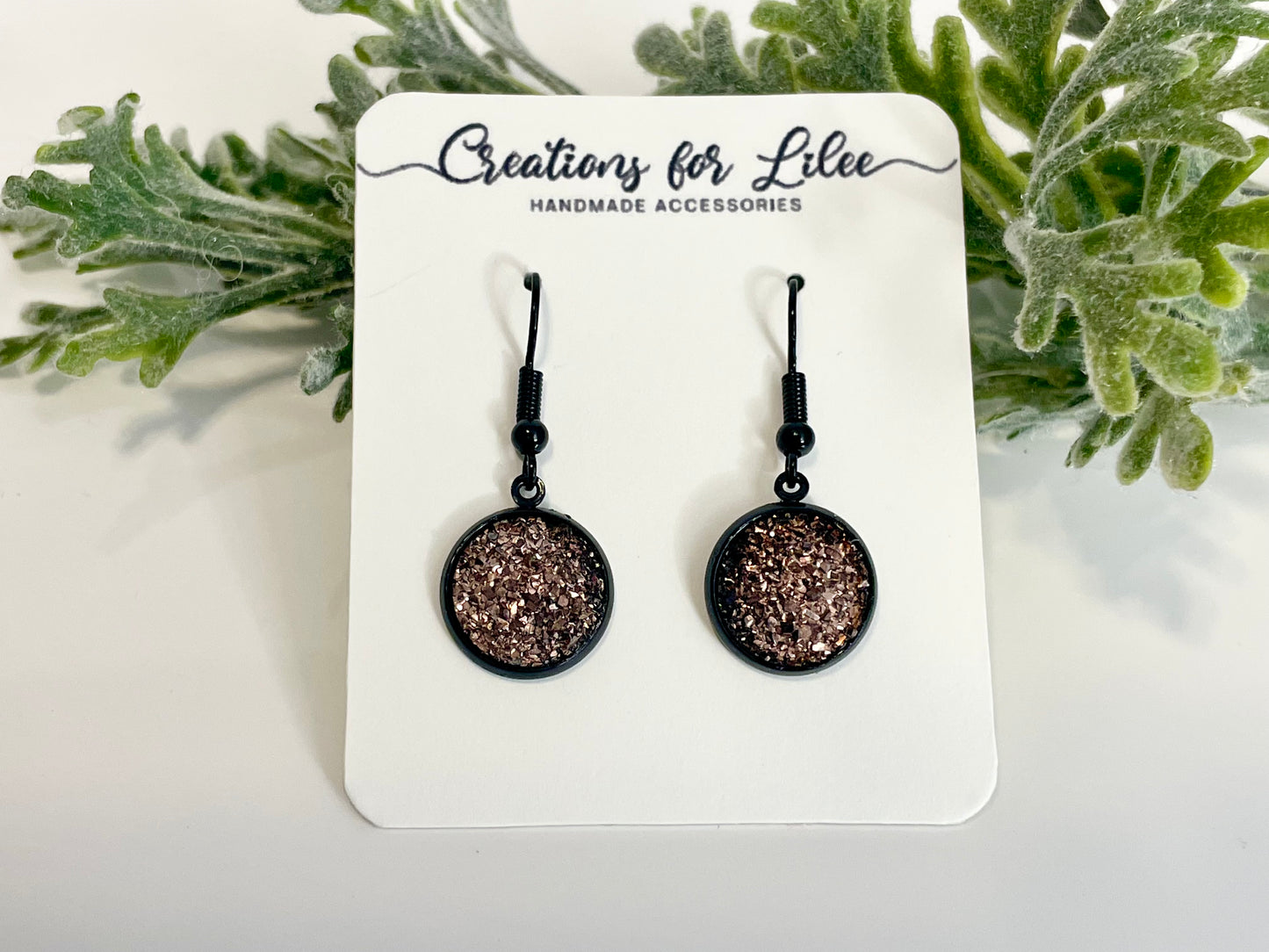 Druzy Dangle Earrings