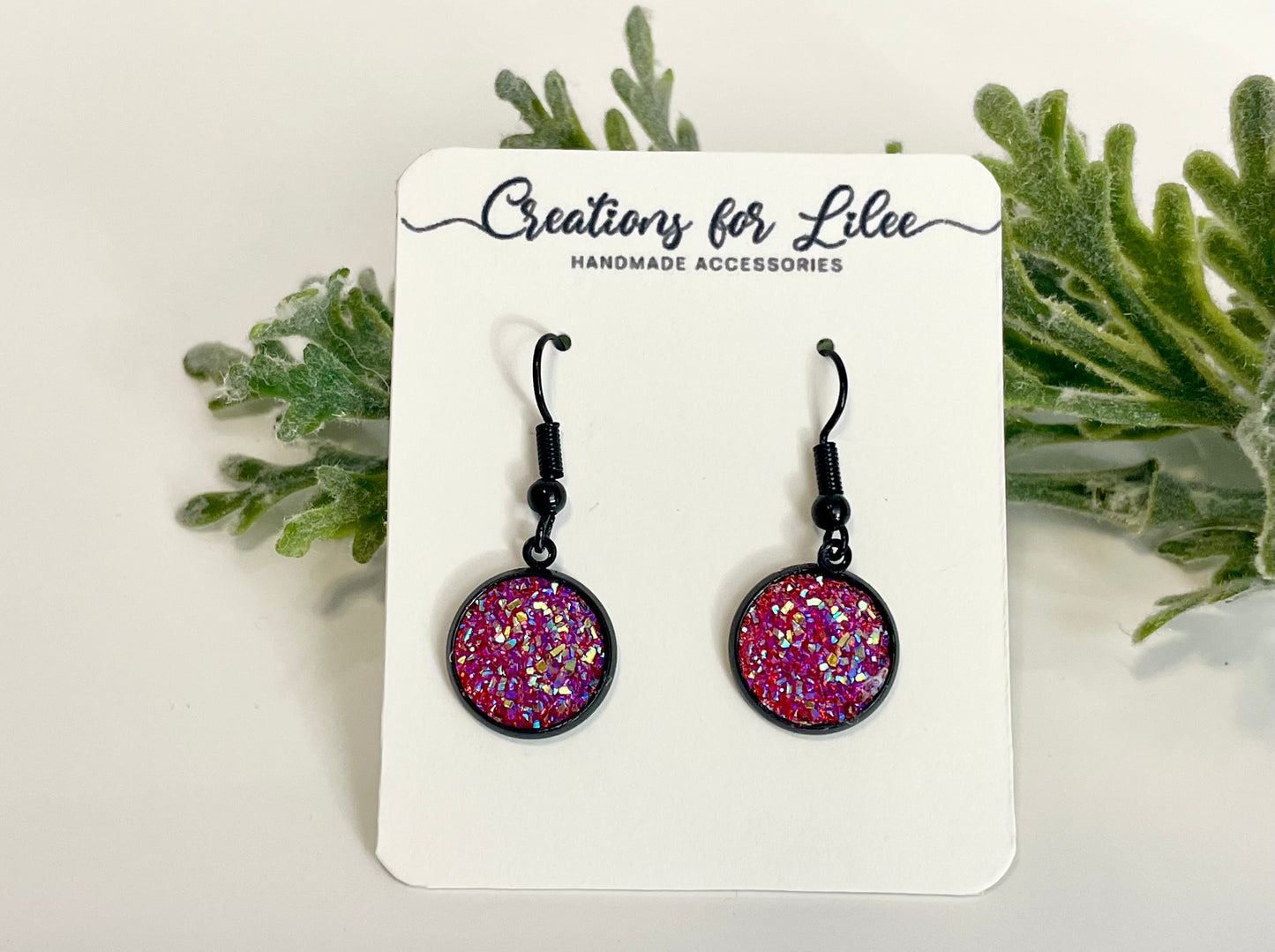 Druzy Dangle Earrings