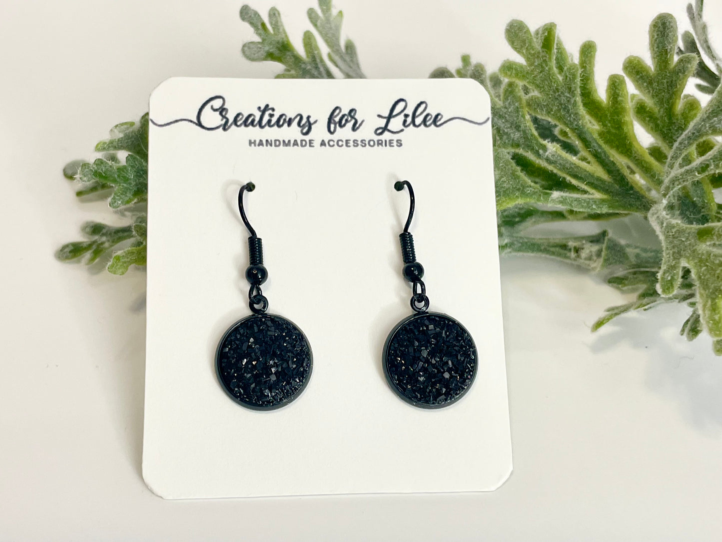 Druzy Dangle Earrings