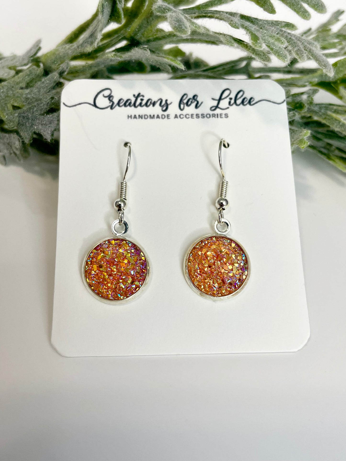 Druzy Dangle Earrings